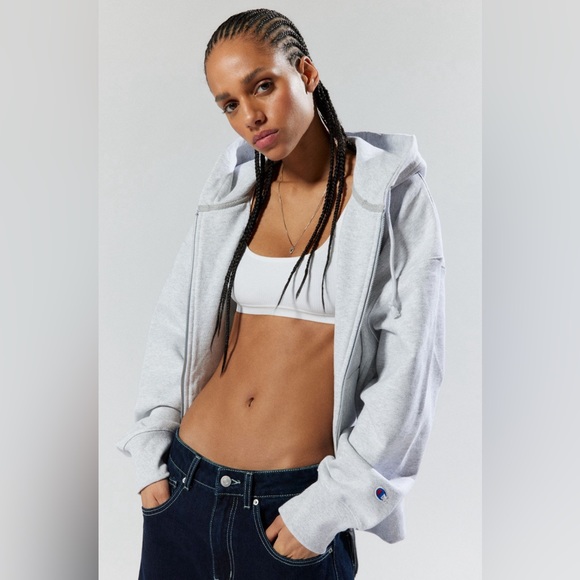 Champion Reverse Weave Full Zip Hoodie Sweatshirt - Picture 3 of 7